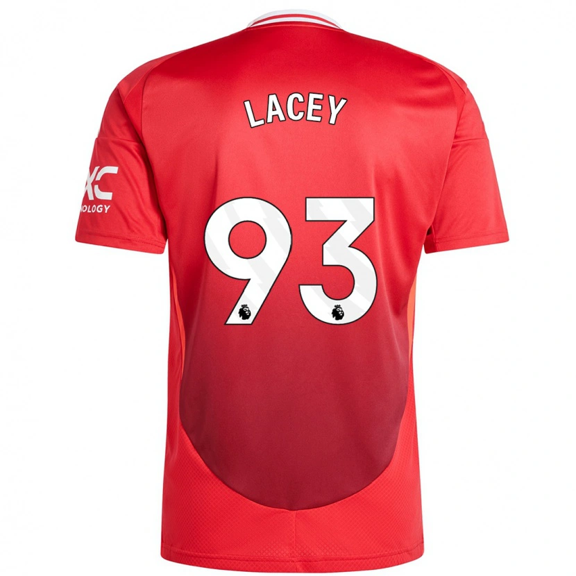 Danxen Kinder Shea Lacey #93 Hellrot Heimtrikot Trikot 2024/25 T-Shirt Schweiz