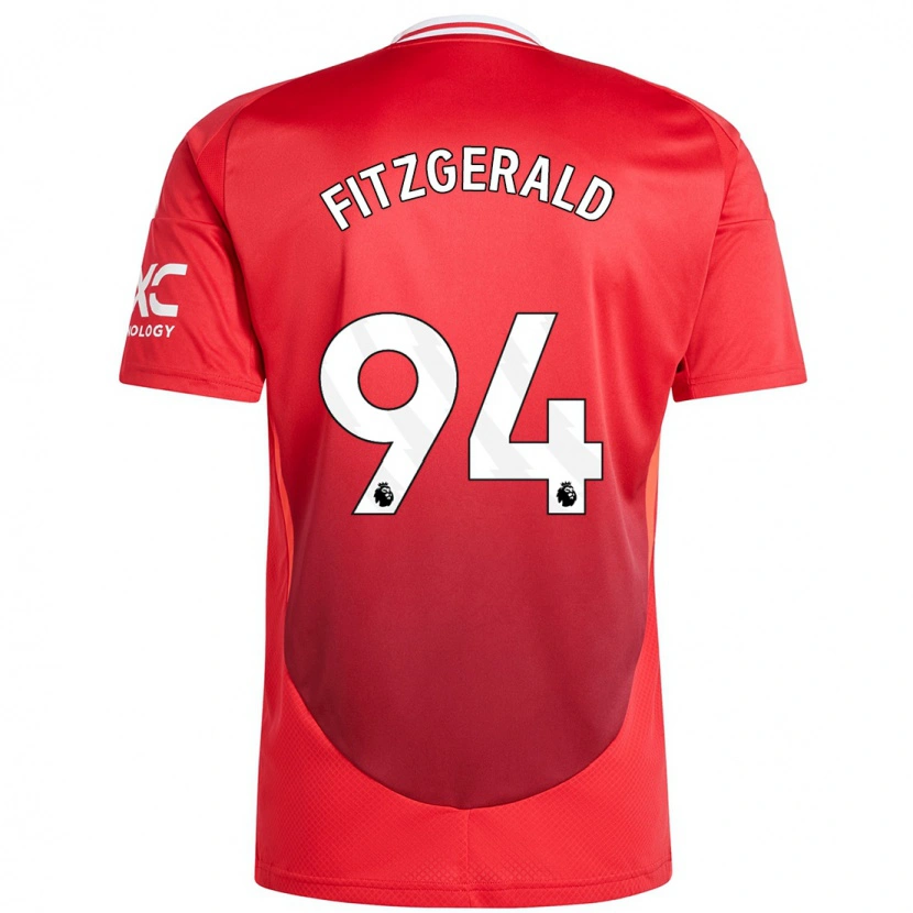 Danxen Kinder Jayce Fitzgerald #94 Hellrot Heimtrikot Trikot 2024/25 T-Shirt Schweiz