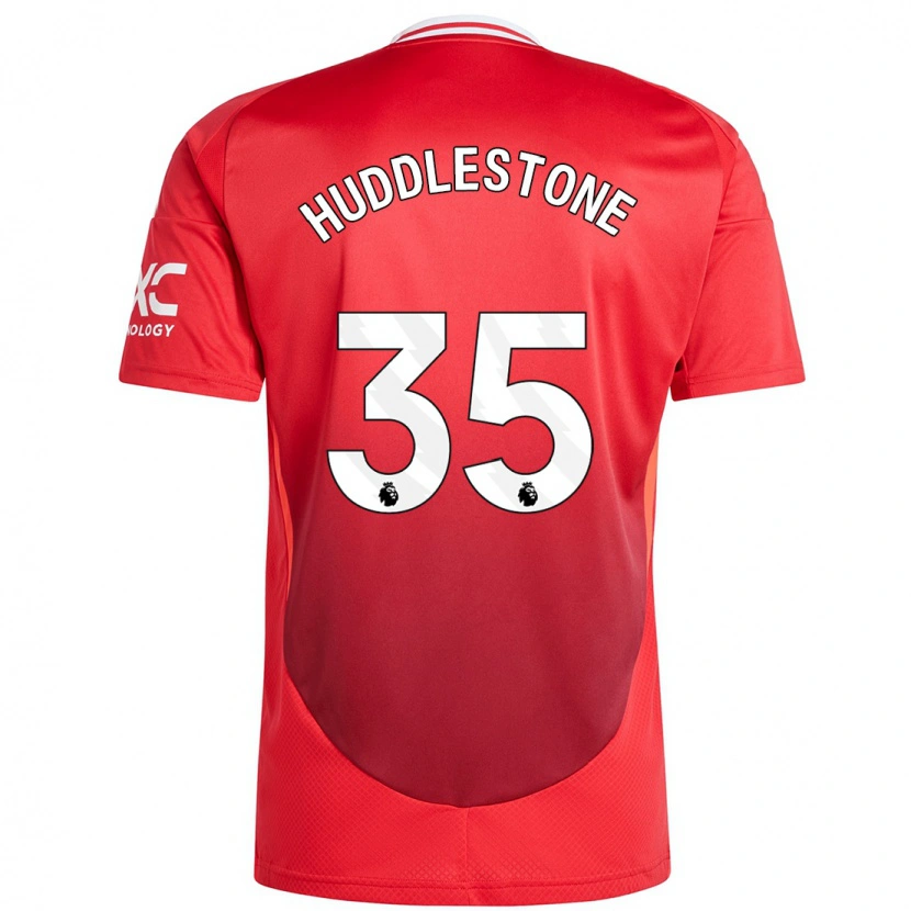 Danxen Kinder Tom Huddlestone #35 Hellrot Heimtrikot Trikot 2024/25 T-Shirt Schweiz