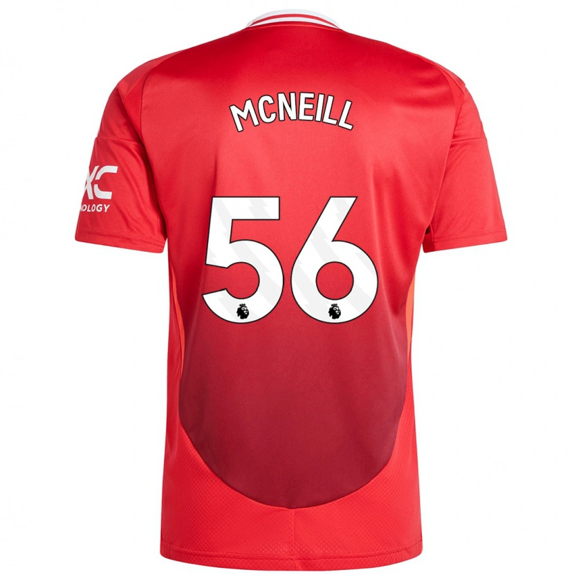 Danxen Kinder Charlie Mcneill #56 Hellrot Heimtrikot Trikot 2024/25 T-Shirt Schweiz