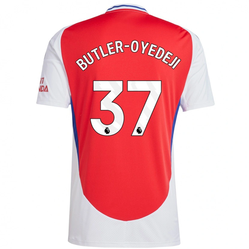 Danxen Kinder Nathan Butler-Oyedeji #37 Rot Weiß Heimtrikot Trikot 2024/25 T-Shirt Schweiz