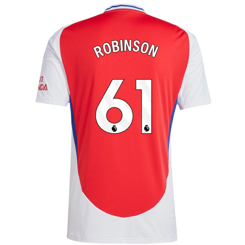 Danxen Kinder Josh Robinson #61 Rot Weiß Heimtrikot Trikot 2024/25 T-Shirt Schweiz