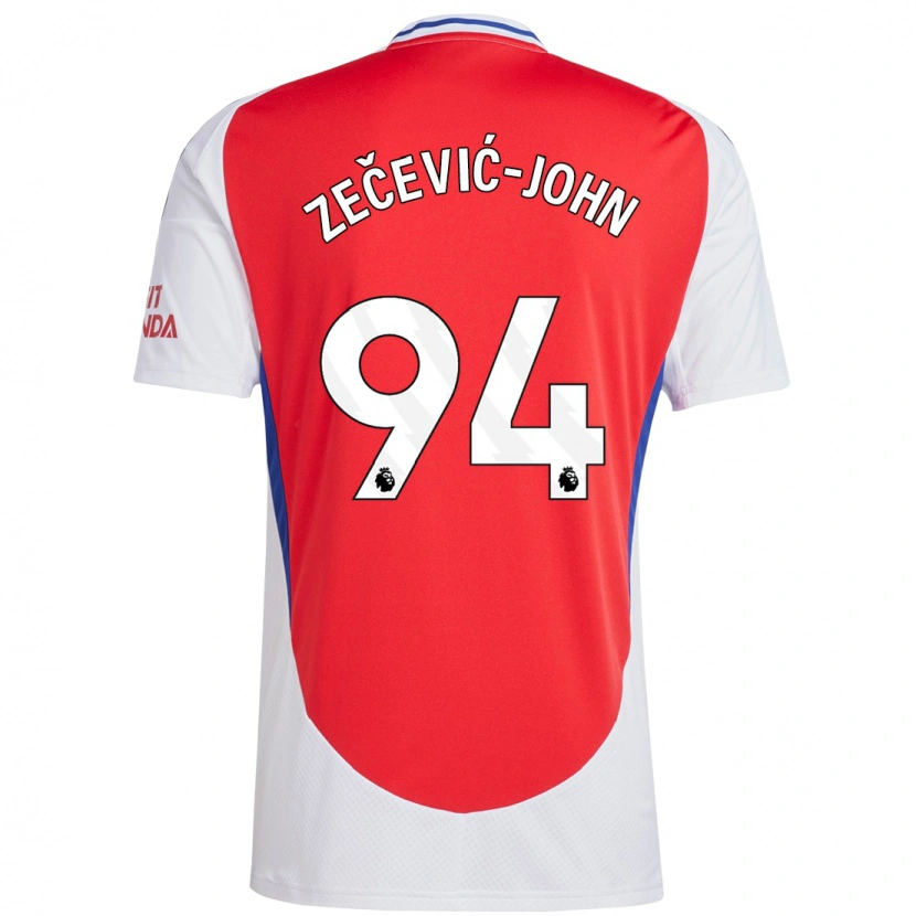 Danxen Kinder Louis Zečević-John #94 Rot Weiß Heimtrikot Trikot 2024/25 T-Shirt Schweiz