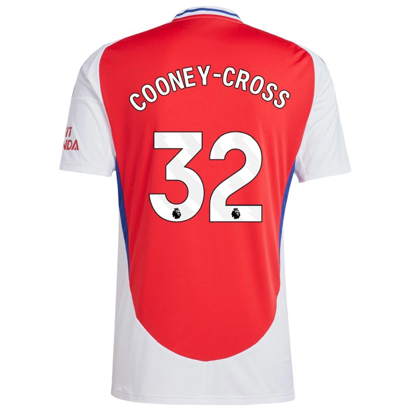 Danxen Kinder Kyra Cooney-Cross #32 Rot Weiß Heimtrikot Trikot 2024/25 T-Shirt Schweiz