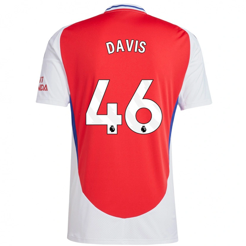 Danxen Kinder Timi Davis #46 Rot Weiß Heimtrikot Trikot 2024/25 T-Shirt Schweiz