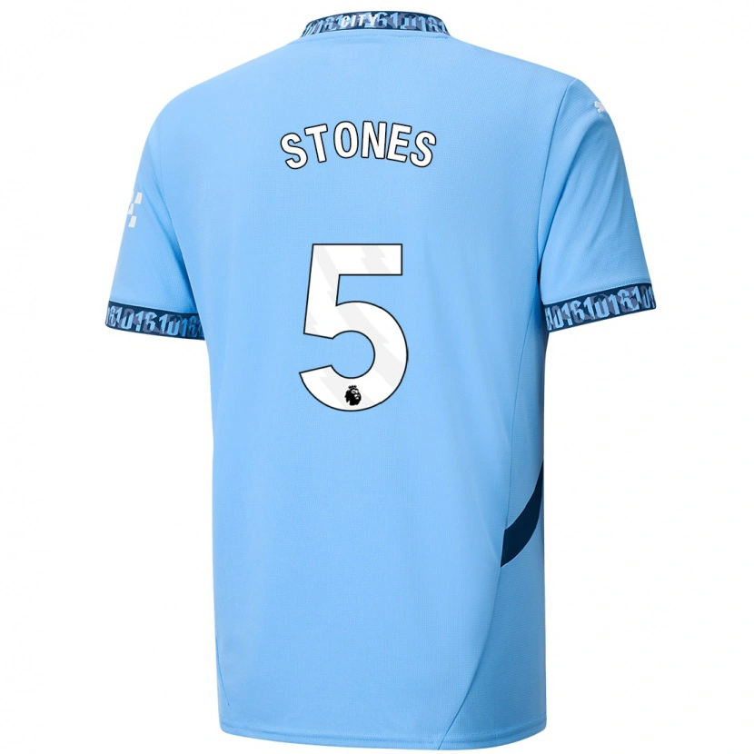 Danxen Kinder John Stones #5 Marineblau Heimtrikot Trikot 2024/25 T-Shirt Schweiz