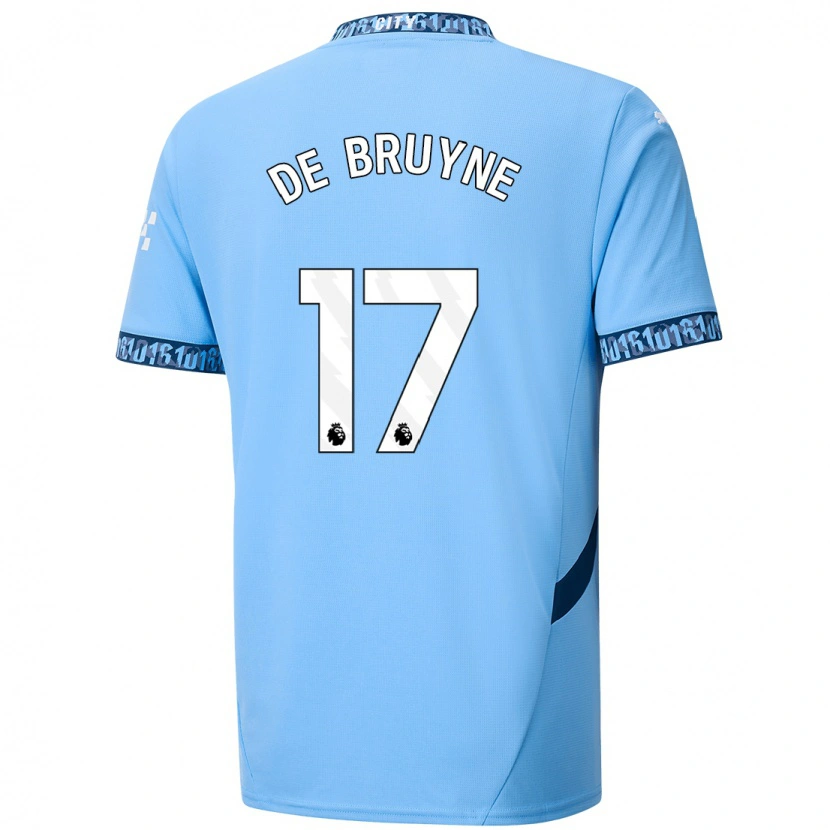 Danxen Kinder Kevin De Bruyne #17 Marineblau Heimtrikot Trikot 2024/25 T-Shirt Schweiz