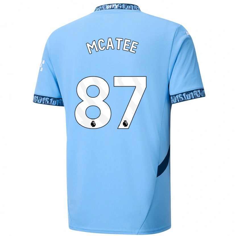 Danxen Kinder James Mcatee #87 Marineblau Heimtrikot Trikot 2024/25 T-Shirt Schweiz