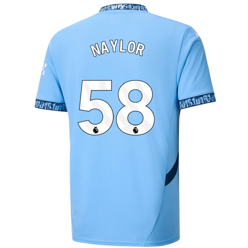 Danxen Kinder Seb Naylor #58 Marineblau Heimtrikot Trikot 2024/25 T-Shirt Schweiz