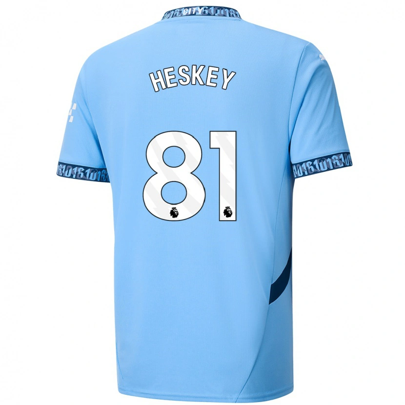 Danxen Kinder Jaden Heskey #81 Marineblau Heimtrikot Trikot 2024/25 T-Shirt Schweiz