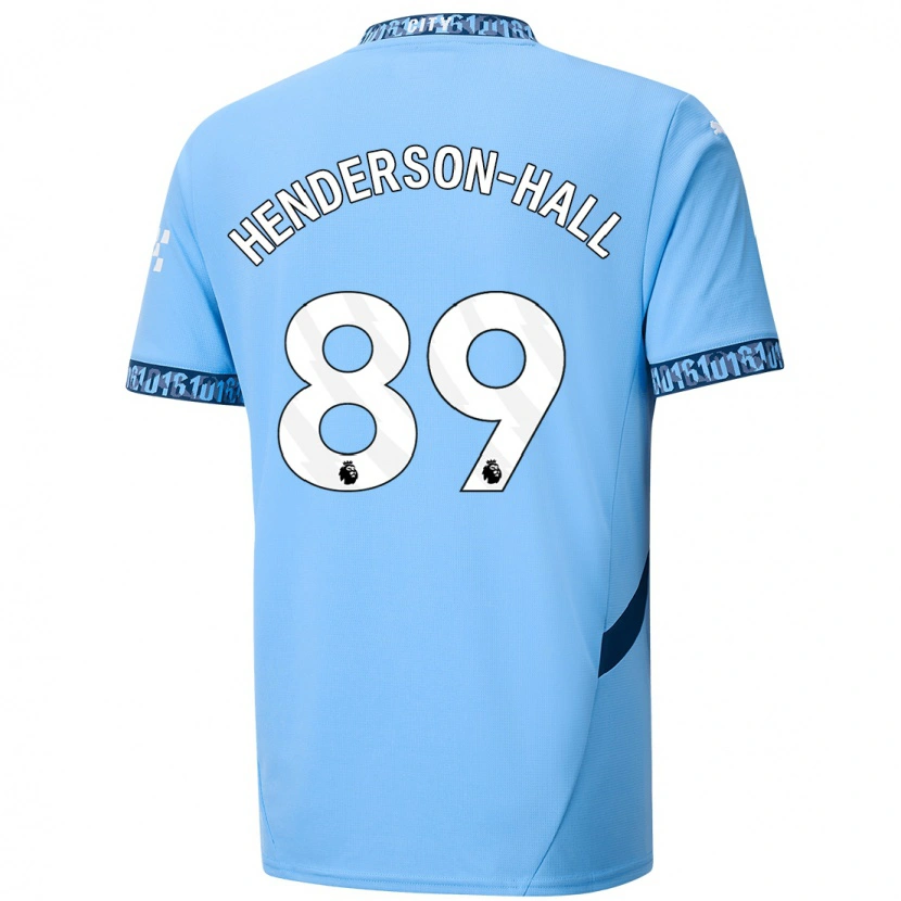 Danxen Kinder Matty Henderson-Hall #89 Marineblau Heimtrikot Trikot 2024/25 T-Shirt Schweiz