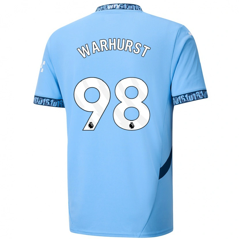 Danxen Kinder Matty Warhurst #98 Marineblau Heimtrikot Trikot 2024/25 T-Shirt Schweiz