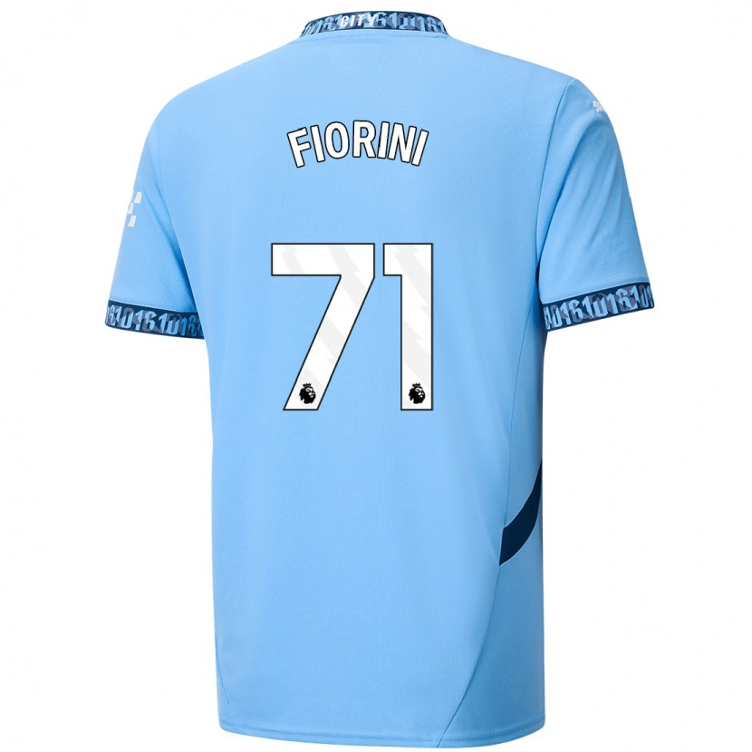 Danxen Kinder Lewis Fiorini #71 Marineblau Heimtrikot Trikot 2024/25 T-Shirt Schweiz