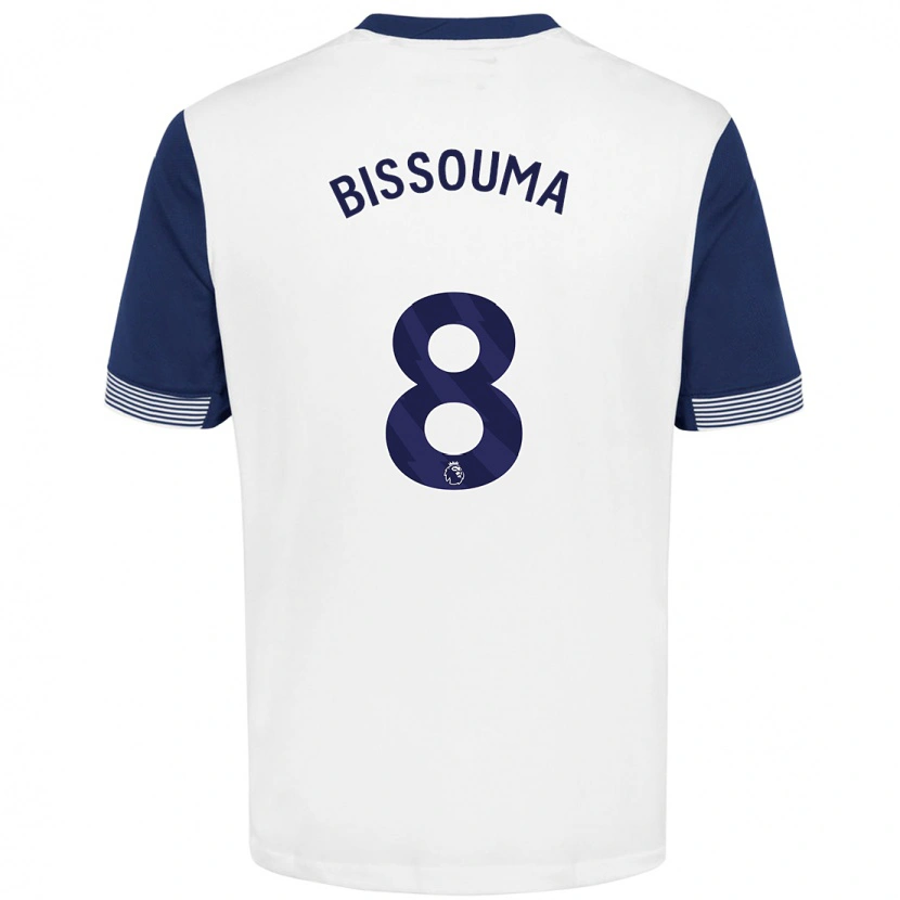 Danxen Kinder Yves Bissouma #8 Weiß Blau Heimtrikot Trikot 2024/25 T-Shirt Schweiz