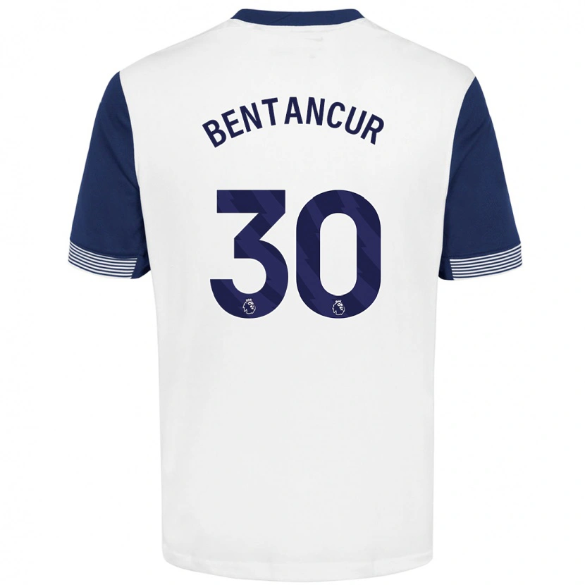 Danxen Kinder Rodrigo Bentancur #30 Weiß Blau Heimtrikot Trikot 2024/25 T-Shirt Schweiz