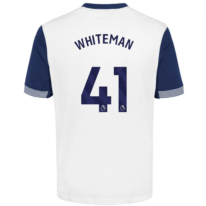 Danxen Kinder Alfie Whiteman #41 Weiß Blau Heimtrikot Trikot 2024/25 T-Shirt Schweiz