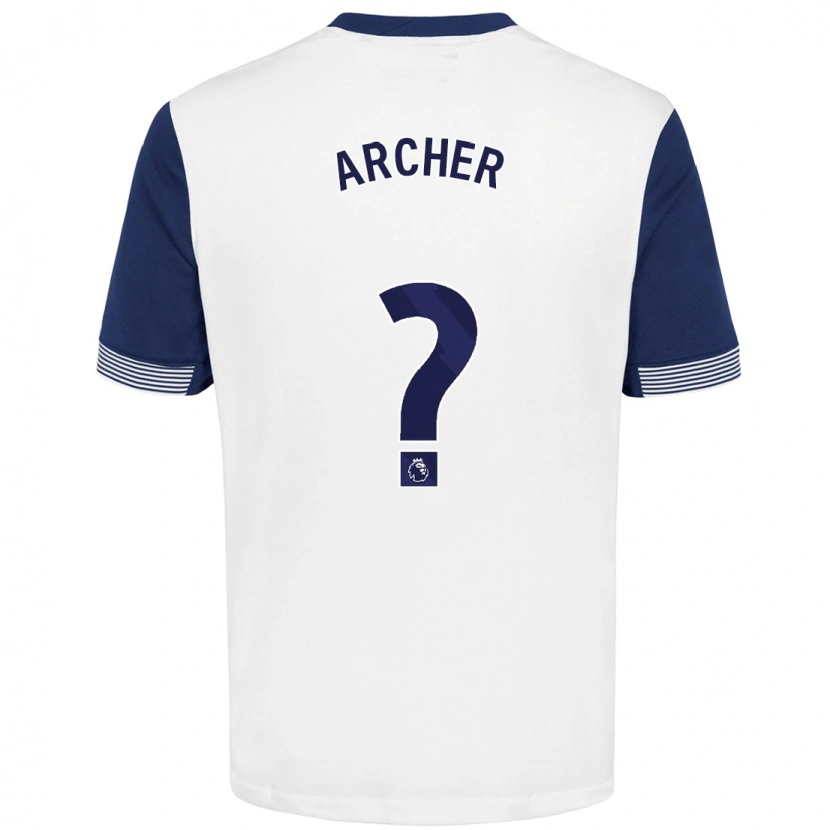 Danxen Kinder Samual Archer #0 Weiß Blau Heimtrikot Trikot 2024/25 T-Shirt Schweiz