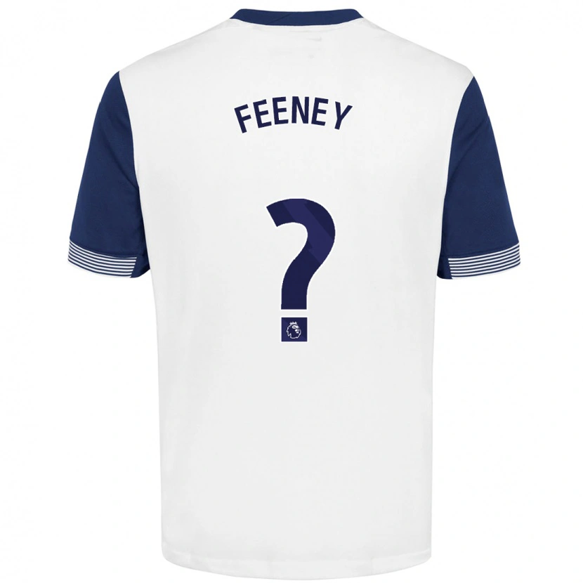 Danxen Kinder George Feeney #0 Weiß Blau Heimtrikot Trikot 2024/25 T-Shirt Schweiz