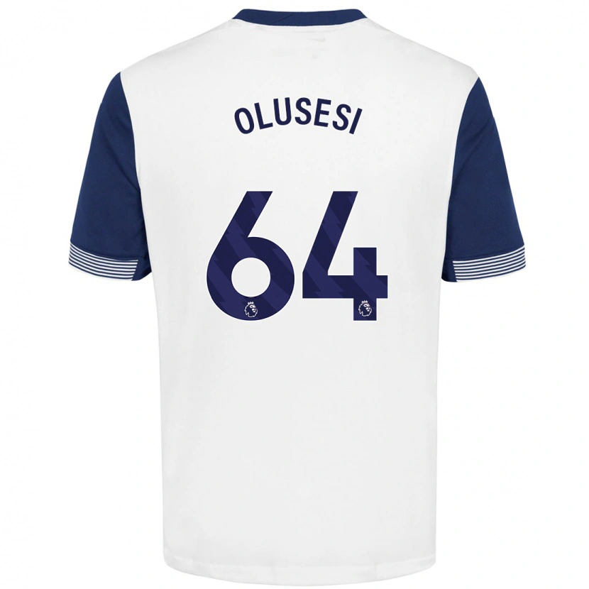 Danxen Kinder Callum Olusesi #64 Weiß Blau Heimtrikot Trikot 2024/25 T-Shirt Schweiz