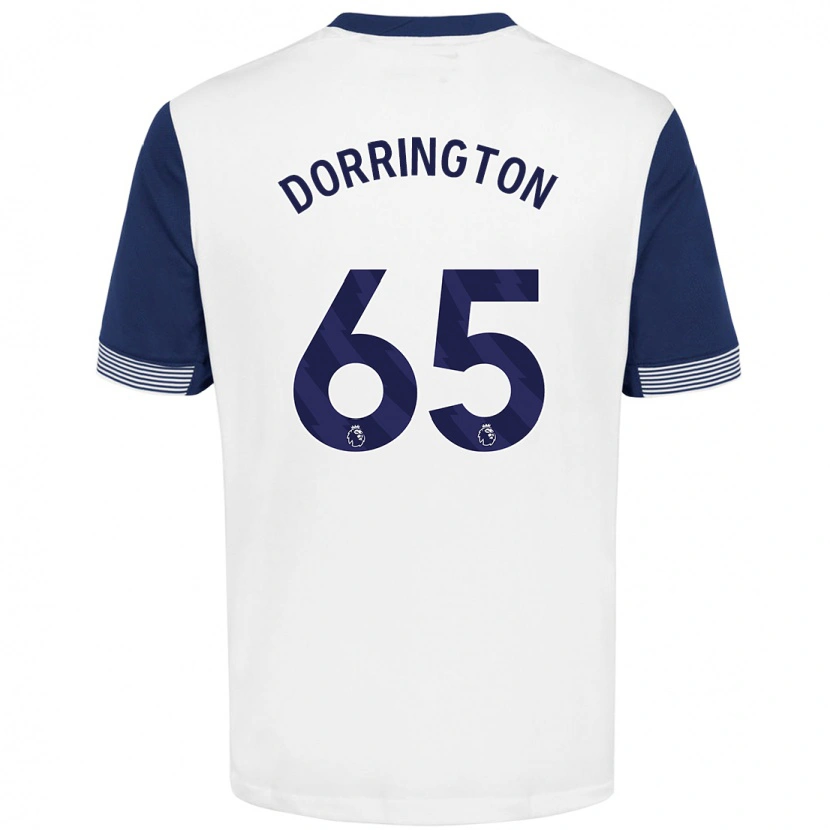 Danxen Kinder Alfie Dorrington #65 Weiß Blau Heimtrikot Trikot 2024/25 T-Shirt Schweiz