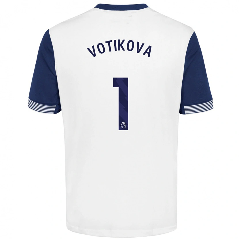 Danxen Kinder Barbora Votíková #1 Weiß Blau Heimtrikot Trikot 2024/25 T-Shirt Schweiz