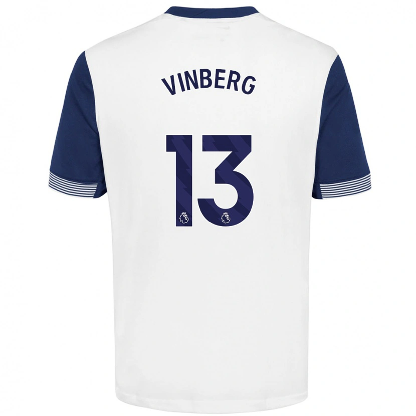 Danxen Kinder Matilda Vinberg #13 Weiß Blau Heimtrikot Trikot 2024/25 T-Shirt Schweiz