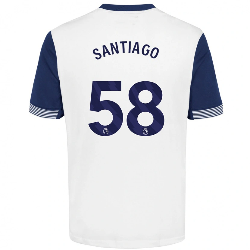 Danxen Kinder Yago Santiago #58 Weiß Blau Heimtrikot Trikot 2024/25 T-Shirt Schweiz