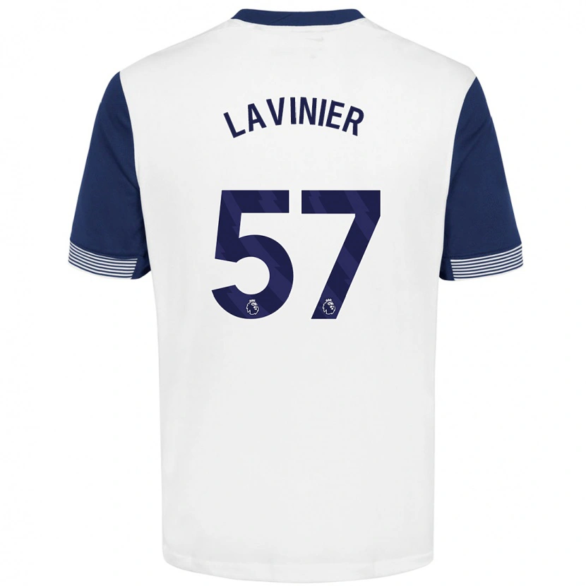 Danxen Kinder Marcel Lavinier #57 Weiß Blau Heimtrikot Trikot 2024/25 T-Shirt Schweiz