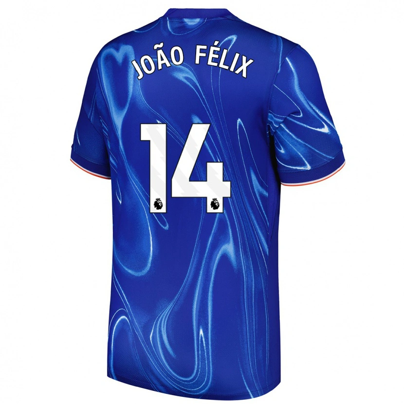 Danxen Kinder João Félix #14 Blau Weiß Heimtrikot Trikot 2024/25 T-Shirt Schweiz