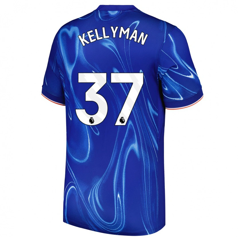 Danxen Kinder Omari Kellyman #37 Blau Weiß Heimtrikot Trikot 2024/25 T-Shirt Schweiz