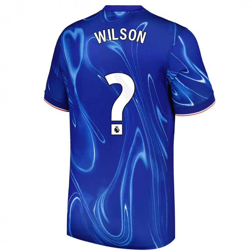 Danxen Kinder Kaiden Wilson #0 Blau Weiß Heimtrikot Trikot 2024/25 T-Shirt Schweiz