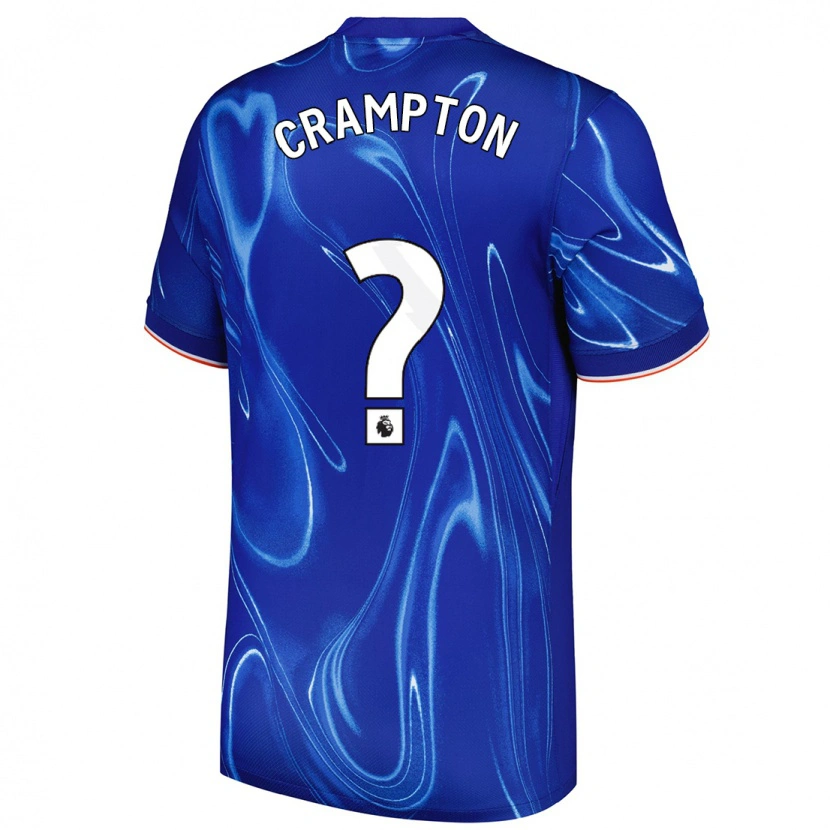 Danxen Kinder Kai Crampton #0 Blau Weiß Heimtrikot Trikot 2024/25 T-Shirt Schweiz