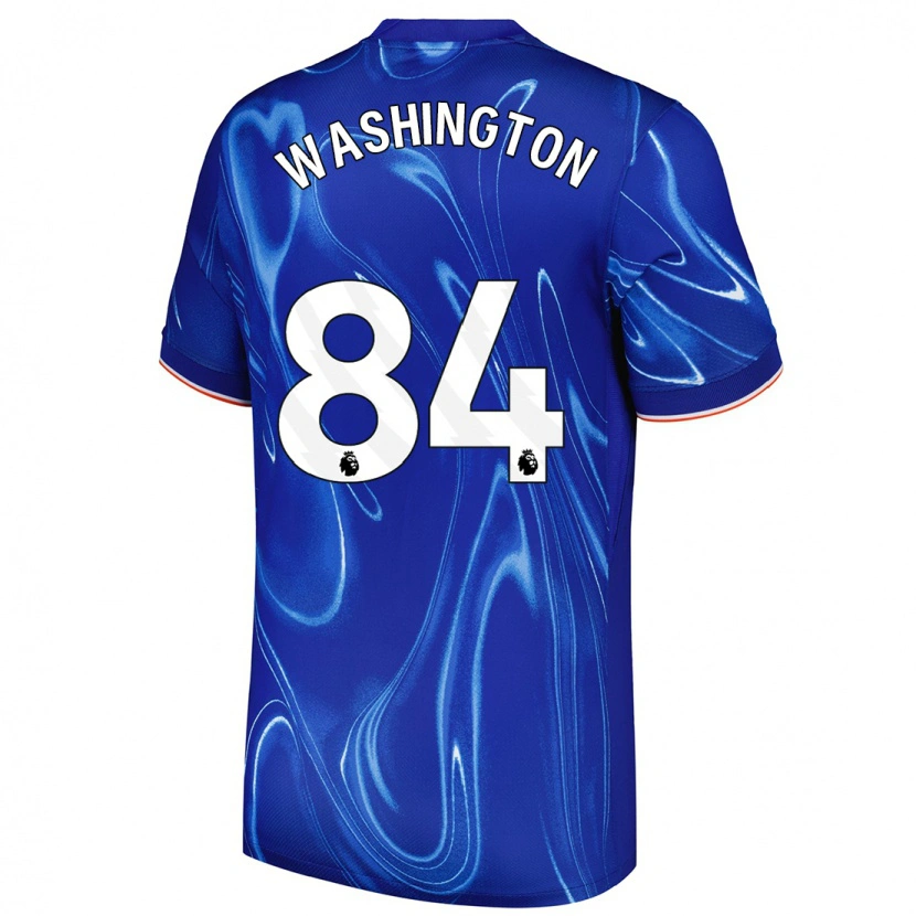 Danxen Kinder Marcell Washington #84 Blau Weiß Heimtrikot Trikot 2024/25 T-Shirt Schweiz