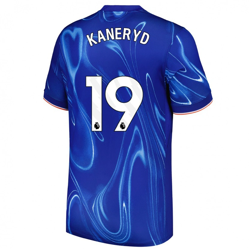 Danxen Kinder Johanna Rytting Kaneryd #19 Blau Weiß Heimtrikot Trikot 2024/25 T-Shirt Schweiz