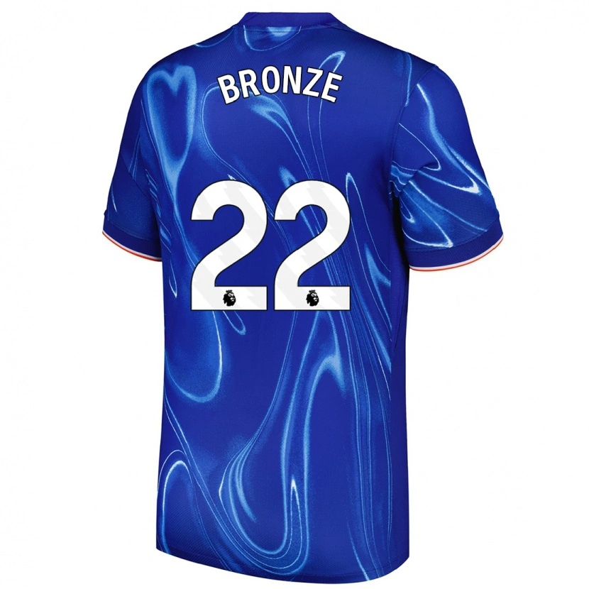 Danxen Kinder Lucy Bronze #22 Blau Weiß Heimtrikot Trikot 2024/25 T-Shirt Schweiz