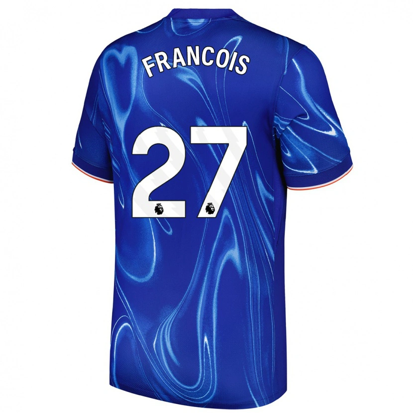 Danxen Kinder Oriane Jean-François #27 Blau Weiß Heimtrikot Trikot 2024/25 T-Shirt Schweiz