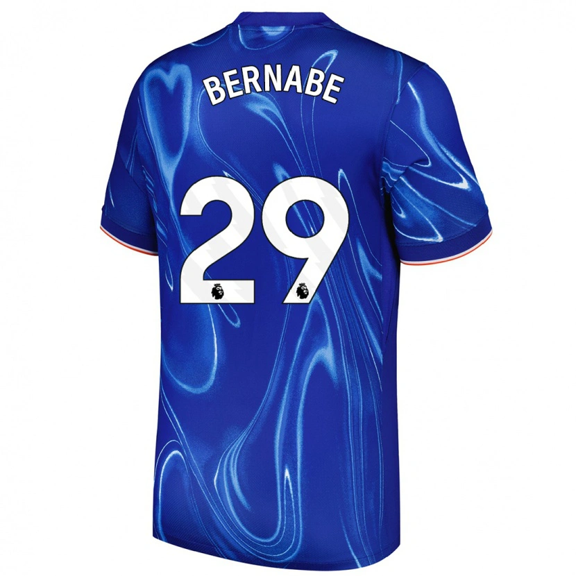 Danxen Kinder Alejandra Bernabé #29 Blau Weiß Heimtrikot Trikot 2024/25 T-Shirt Schweiz