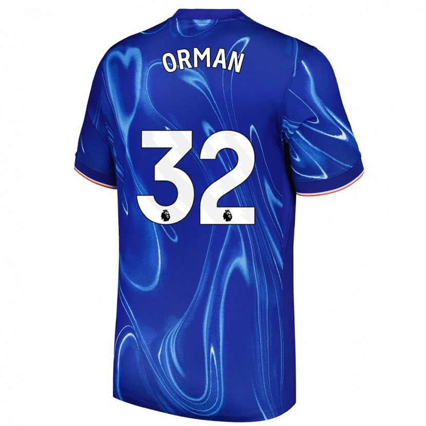 Danxen Kinder Emily Orman #32 Blau Weiß Heimtrikot Trikot 2024/25 T-Shirt Schweiz