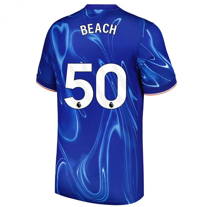 Danxen Kinder Eddie Beach #50 Blau Weiß Heimtrikot Trikot 2024/25 T-Shirt Schweiz