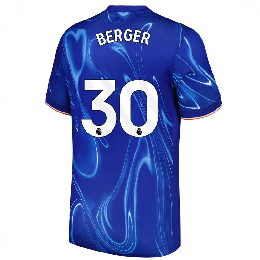 Danxen Kinder Ann-Katrin Berger #30 Blau Weiß Heimtrikot Trikot 2024/25 T-Shirt Schweiz