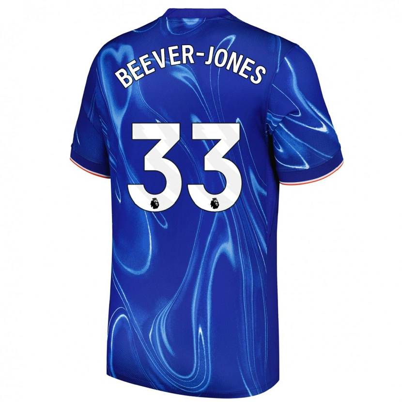 Danxen Kinder Aggie Beever-Jones #33 Blau Weiß Heimtrikot Trikot 2024/25 T-Shirt Schweiz