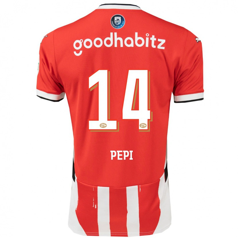 Danxen Kinder Ricardo Pepi #14 Rot Weiß Heimtrikot Trikot 2024/25 T-Shirt Schweiz