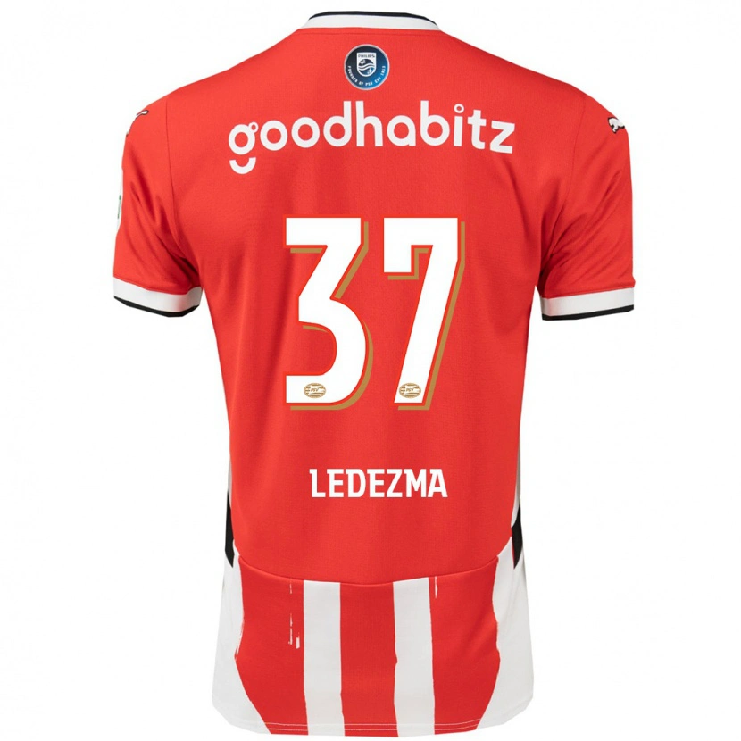 Danxen Kinder Richard Ledezma #37 Rot Weiß Heimtrikot Trikot 2024/25 T-Shirt Schweiz