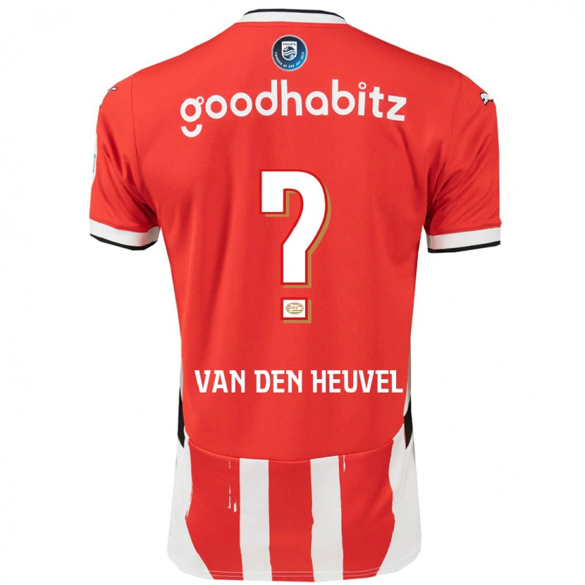 Danxen Kinder Tim Van Den Heuvel #0 Rot Weiß Heimtrikot Trikot 2024/25 T-Shirt Schweiz