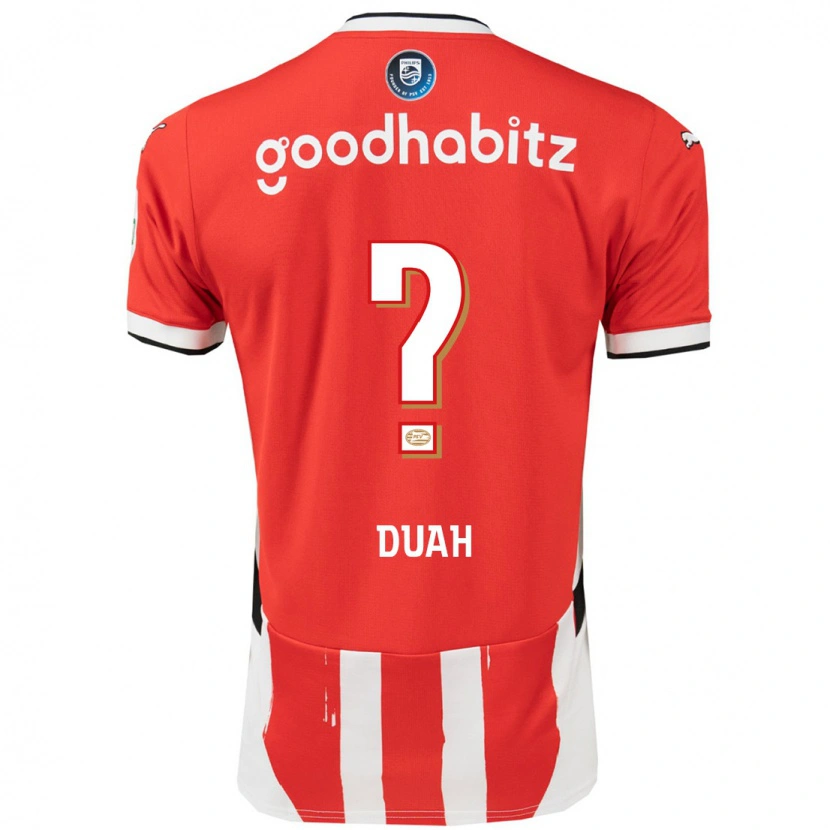 Danxen Kinder King Duah #0 Rot Weiß Heimtrikot Trikot 2024/25 T-Shirt Schweiz