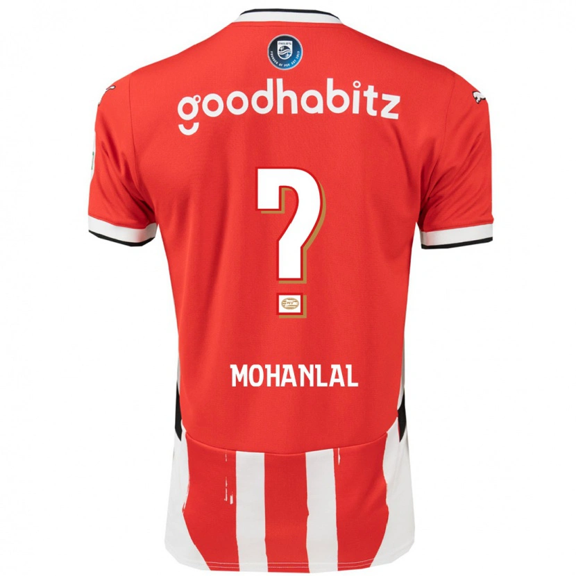 Danxen Kinder Pawan Mohanlal #0 Rot Weiß Heimtrikot Trikot 2024/25 T-Shirt Schweiz