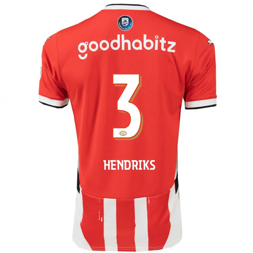 Danxen Kinder Gwyneth Hendriks #3 Rot Weiß Heimtrikot Trikot 2024/25 T-Shirt Schweiz