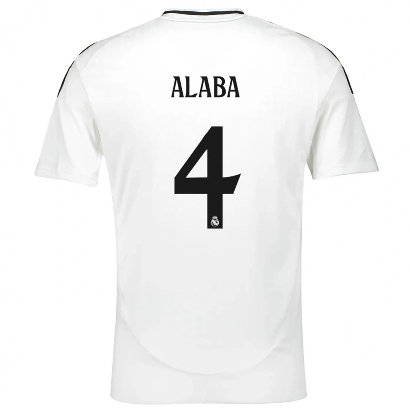 Danxen Kinder David Alaba #4 Weiß Heimtrikot Trikot 2024/25 T-Shirt Schweiz