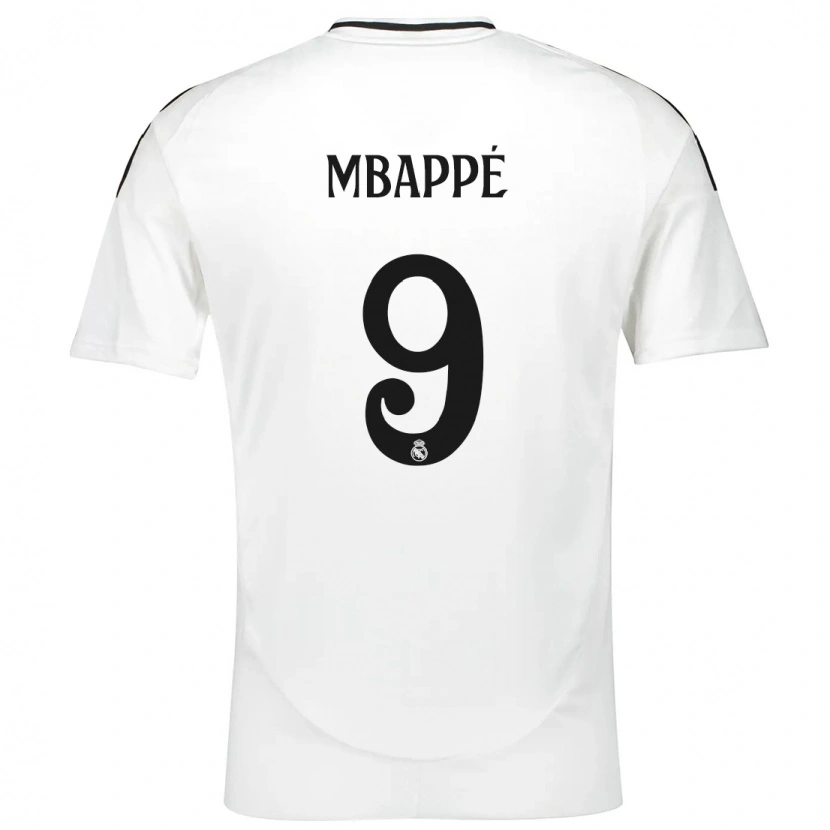 Danxen Kinder Kylian Mbappé #9 Weiß Heimtrikot Trikot 2024/25 T-Shirt Schweiz