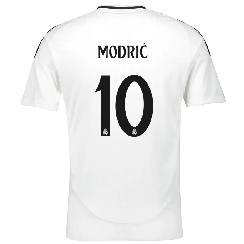 Danxen Kinder Luka Modric #10 Weiß Heimtrikot Trikot 2024/25 T-Shirt Schweiz